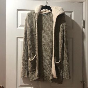Warm tan cardigan